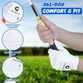 thumbnail image 6 of HANDLANDY 2 Pack Kids Golf Glove, Left Hand Youth Golf Glove for Junior Toddler, Dourable & Breathable, Great Gift for Boys Girls, 6 of 7