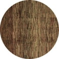 thumbnail image 1 of Ahgly Company Indoor Round Abstract Brown Modern Area Rugs, 8' Round, 1 of 4