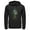 Black, variant on Men's Batman Gotham City Signal Pull Over Hoodie Black Small
