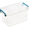 Sterilite 1.375-Gallon (5.5-Quart) Modular Latch Storage Box, Set of 6