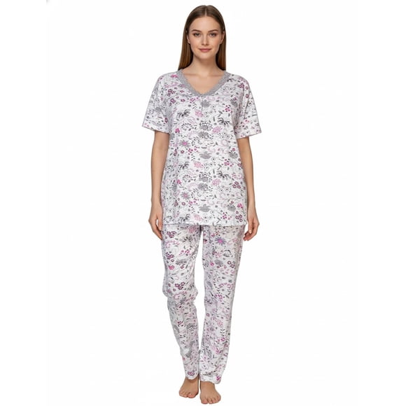 Pijama Set de Pantalón y Blusa Tatys Fashion