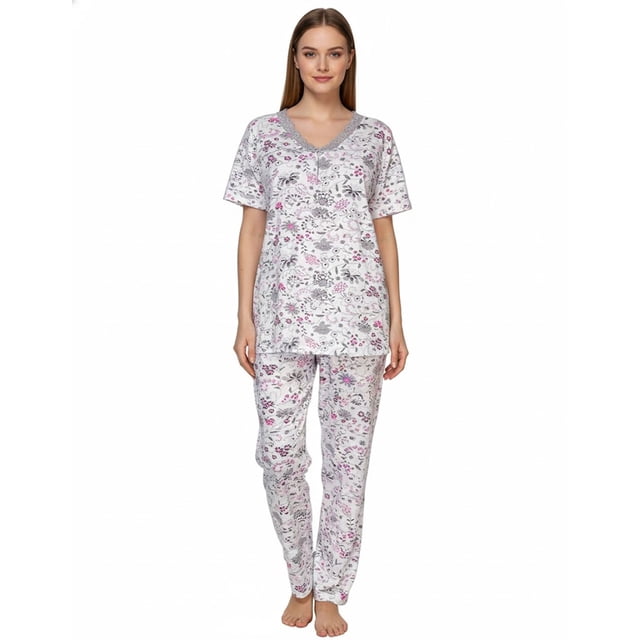 Pijama Set de Pantalón y Blusa Tatys Fashion