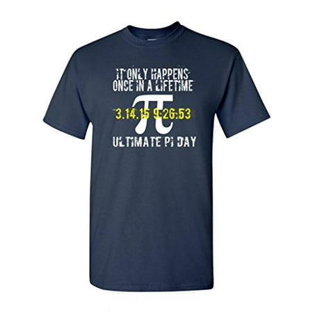 City Shirts It Only Happens Once In A Lifetime Ultimate Pi Day Dt Adult T Shirt Tee X Large Navy Blue Walmart Com - roblox pi day gear
