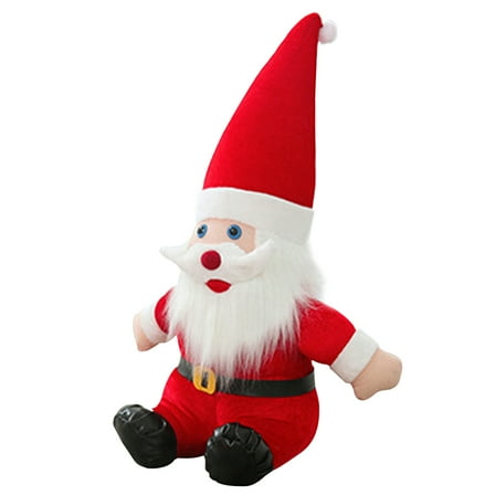 OUNONA 11.0 Inch Animated Christmas Santa Claus Novelty Plush Doll Toy Gift for Christmas Kids Children
