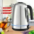 thumbnail image 3 of Brentwood Cordless Electric Stainless Steel Kettle 7-Cup (KT-1792S) BTWKT1792S, 3 of 7