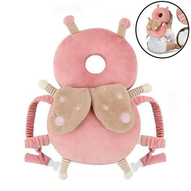 Protección para la cabeza del niño pequeño del bebé, almohadillas de seguridad ajustables para bebés para la cabeza de protección de los andadores del bebé Linda abeja pequeña kaili Sencillez