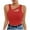 Red, variant on Tank Tops for Women Plus Size Sleeveless Summer Solid Regular Casual Tank Black L