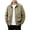L_Khaki, variant on Mens Jackets Casual Stylish Solid Color Stand Up Collar Zip Outerwear Jacket with Pockets Outdoor Loose Long Sleeve Business Commute Jackets