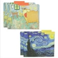 thumbnail image 5 of The Gifted Stationery File Folders - 12 Pack, Letter Size, Multicolor Van Gogh Floral with 1/3 Cut Tabs - Decorative File Folders for Office Supplies for Document Organization, 5 of 7
