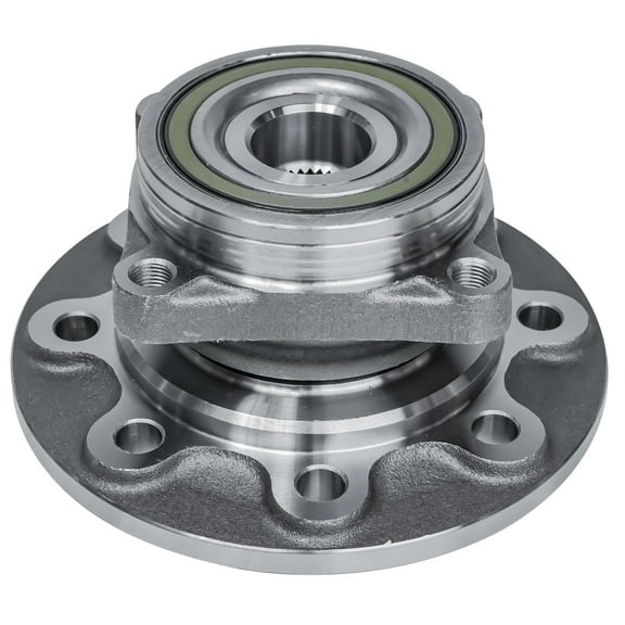 Detroit Axle - Front Wheel Bearing Hub for 4WD 1994-1999 Dodge Ram 2500, 1995 1996 1997 1998 Replacement Wheel Hub and Bearing Assembly - [2 Wheel ABS Dana 60 Axle]