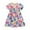 White, variant on Toddler Girl Dress Short Sleeve Cotton Floral/Dots Print Casual Cute Summer Clothes for Girls 2-8 Years (2 Years, White)