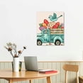 thumbnail image 3 of Happy Easter Wall Art Prints,Truck Bunny Tail Eggs Spring Home Decor for Farmhouse Living Room Bedroom Easter Decorations Gift, 3 of 5