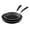 Onyx Black, variant on Aluminum Nonstick 10" and 12" Skillets Twin Pack Fry pans, Heavy-Gauge 4.0 Stainless Steel Base Induction Dishwasher Oven Safe, Ice Blue