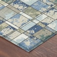 thumbnail image 3 of Addison Rugs Chantille Indoor/Outdoor Transitional Geometric Blue Machine Washable Rectangle Rug, 5' x 7'6", 3 of 8
