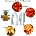 thumbnail image 4 of 4-Piece Strawberry Huller & Tomato Corer Set - Stem Remover Tool for Strawberry, Potato, Pineapple, 4 of 8