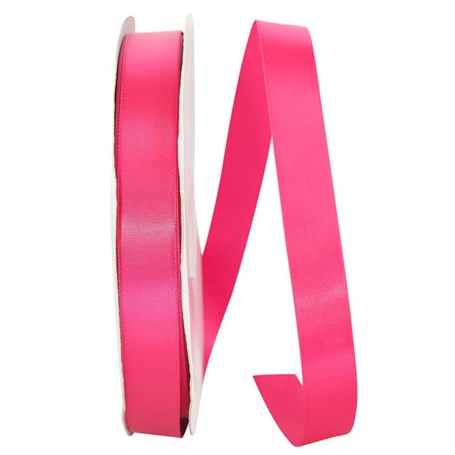 Reliant Ribbon 4950-963-05C 0,875 Po 100 Verges Ruban Satin Double Face, Azalée