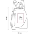 thumbnail image 2 of Mochila con bolsillo frontal y malla lateral-Mauritania azul 33 x 39 x 13, 2 of 2