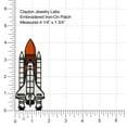 thumbnail image 5 of NASA Space Shuttle Embroidered Iron-on Patch | Clayton Jewelry Labs, 5 of 5