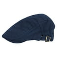 thumbnail image 2 of FUNUONY Men's Cotton Flat Ivy Gatsby Newsboy Driving Hat Adjustable Irish Cabbie Ivy Driving Cabbie Hunting Cap Breathable Newsboy Hats for Men Flat Cap Washable Breathable Cap British Retro Forward, 2 of 4