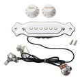 thumbnail image 3 of Milaget Guitare Électrique Pré-Câblée 6-String Guitare à Bobine Unique - Blanc, 3 of 9