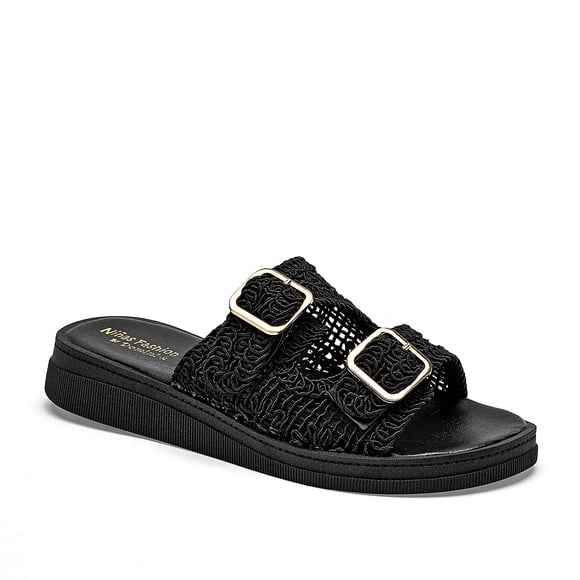 SANDALIA PLANA NIÑAS FASHION NEGRO 140927