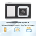 thumbnail image 4 of Cámara Digital, 64MP Dual Lente 1080p HD Con Luz LED Y Espejo Selfie, Estilo Minimalista Para La Fotografía Para Adolescentes Para Principiantes, 4 of 7