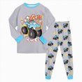 thumbnail image 2 of Gibobby Boy Outfits Fall Winter Printed Cute Printed Long Sleeve Outwear Clothing Sets 1T 2T 3T 4T Toddler Boys Outfit Sets(4-5 Years,Grey), 2 of 7