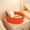 Orange, variant on Weaving Basket with Handle,Storage Basket Shelf Wardrobe Organizer,Gift Basket with Ribbon and Bag Decorations,Fabric Rope Material for Home,Office,or Party Use