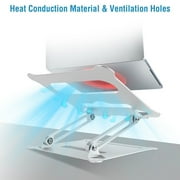 Adjustable Foldable Laptop Stand Aluminum Notebook Riser Computer Holder