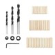 thumbnail image 4 of 3-12mm Kit de plantilla de clavija de guía de taladro para carpintería, localizador de posi Abanopi Localizador de carpintería, 4 of 7