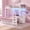 White, variant on Toogaho Black Bunk Bed Twin over Full Size with LED Lights & Storages & Charging Station, L-Shaped Metal Loft Bed Frame with Desk for Bedroom