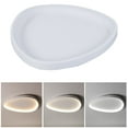 thumbnail image 1 of Ceiling Light Oval Triangle Shape Design 3 Color Temperature Settings LED Flush Mount Ceiling Light with Remote Control, 1 of 7
