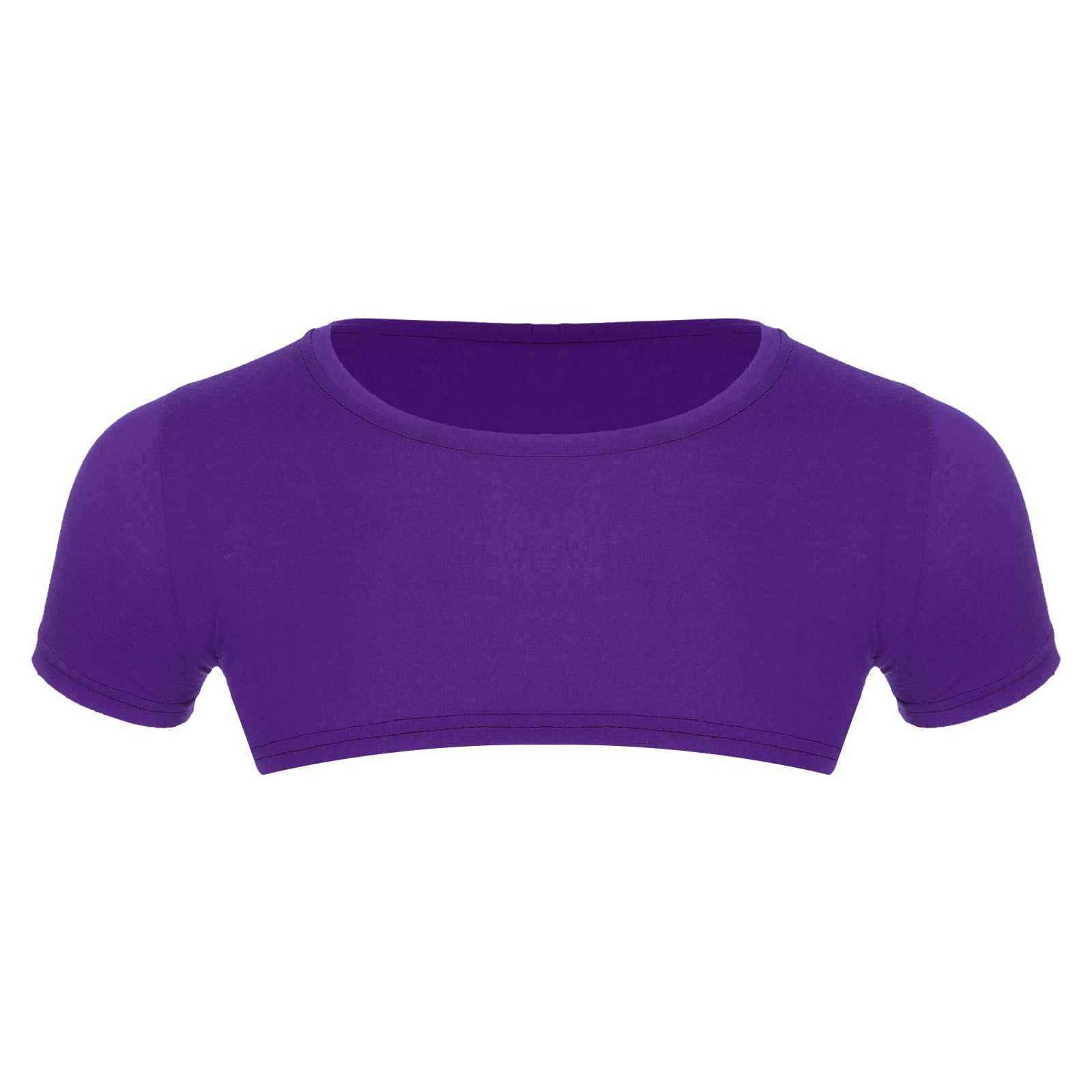 ★ason★ HOLIDAY CROPPED TSHIRT DARKPURPLE P0000BSP000A YONGHS Mens Short Sleeves Basic Pullover Crop Top T-Shirt