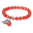 thumbnail image 4 of Pulsera Piedra Ojo de Gato Hugo Naranja, 4 of 10