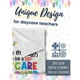 thumbnail image 2 of Tiny Human Tamer Teacher Appreciation Gifts, Flannel Blanket Throws (50"x 65") as Christmas, Retirement, End of Term Gift for Daycare Teacher, 2 of 5