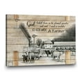 thumbnail image 4 of So God Made a Farmer Canvas Wall Art – Rustic Barn and Livestock Pencil Sketch – Inspirational Quote Tribute to Farmers – Country Western Farmhouse Decor – Ready to Hang, 4 of 4
