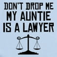 thumbnail image 2 of CafePress - My Auntie Is A Lawyer Body Suit - Baby Light Bodysuit, Size Newborn - 24 Months, 2 of 4