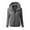 Dark Gray, variant on Winter Fall Hooded Jackets for Women Sweater Warm Wool Zipper Cotton Outwear Jacket Coat