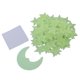 thumbnail image 1 of 101pcs Star Stickers 3D Glowing Moon and Star Stickers Decoration for Bedroom and Party(Light Yellow), 1 of 2