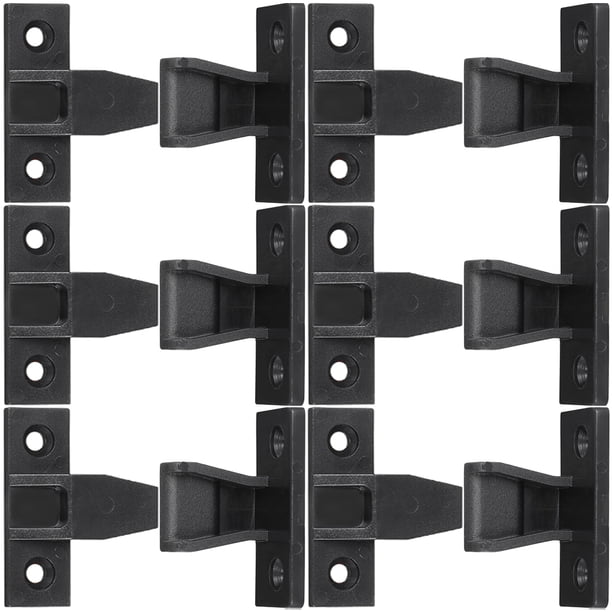 SWETRACE 20Ud Soportes De Para Montaje De Gabinetes Y Armarios Color Negro Fácil Uso