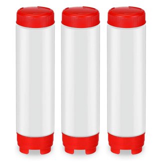 Vollrath Traex wide-mouth squeeze dispenser triple-tip replacement cap in vista