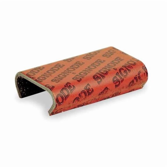 Signode Strapping Seal,1/2 In,Snap-On Grit,PK500 0X4746