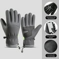 thumbnail image 4 of Waterproof Winter Gloves for Men Warm, Ant-Slip Ski Snow Cycling Running Cold Weather Long Fleece Lining, 4 of 7