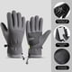 thumbnail image 4 of Guantes de invierno para montar al aire libre, cálidos y táctiles, resistentes al viento, antideslizantes y cálidos para deportes., 4 of 7