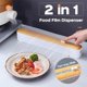 thumbnail image 2 of Dispensador de película adhesiva para alimentos, envoltura de plástico, nuevo cortador dispensador, deslizador de papel de aluminio, cortador de película elástica, accesorios de cocina, 2 of 5