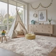 thumbnail image 3 of UERMEI 10x12 Washable Area Rugs for Living Room, Modern Abstract Printed Rug, Vacuum-Friendly, Non Slip Indoor Rug for Bedroom Dining Room Home Decor Carpet, Light Brown, 3 of 9