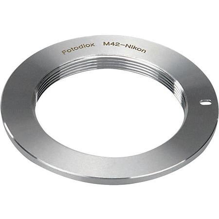 Fotodiox M42-NikF-Pro-V1 Pro Lens Mount Adapter for M42 Type 1 Screw Mount SLR to Nikon F Mount