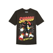 Sonic the Hedgehog Boys Shadow Graphic Tee with Short Sleeves, Sizes 4-18