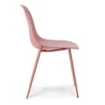 thumbnail image 4 of Poly and Bark Isla Chair in Blush Pink (Set of 4), 4 of 9