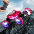 thumbnail image 1 of SPOORYYO RC Car Large 1:14 Scale 4WD 2.4G Remote Control Car All Terrains Trucks Stunt Car with Lights Music, 1 of 9